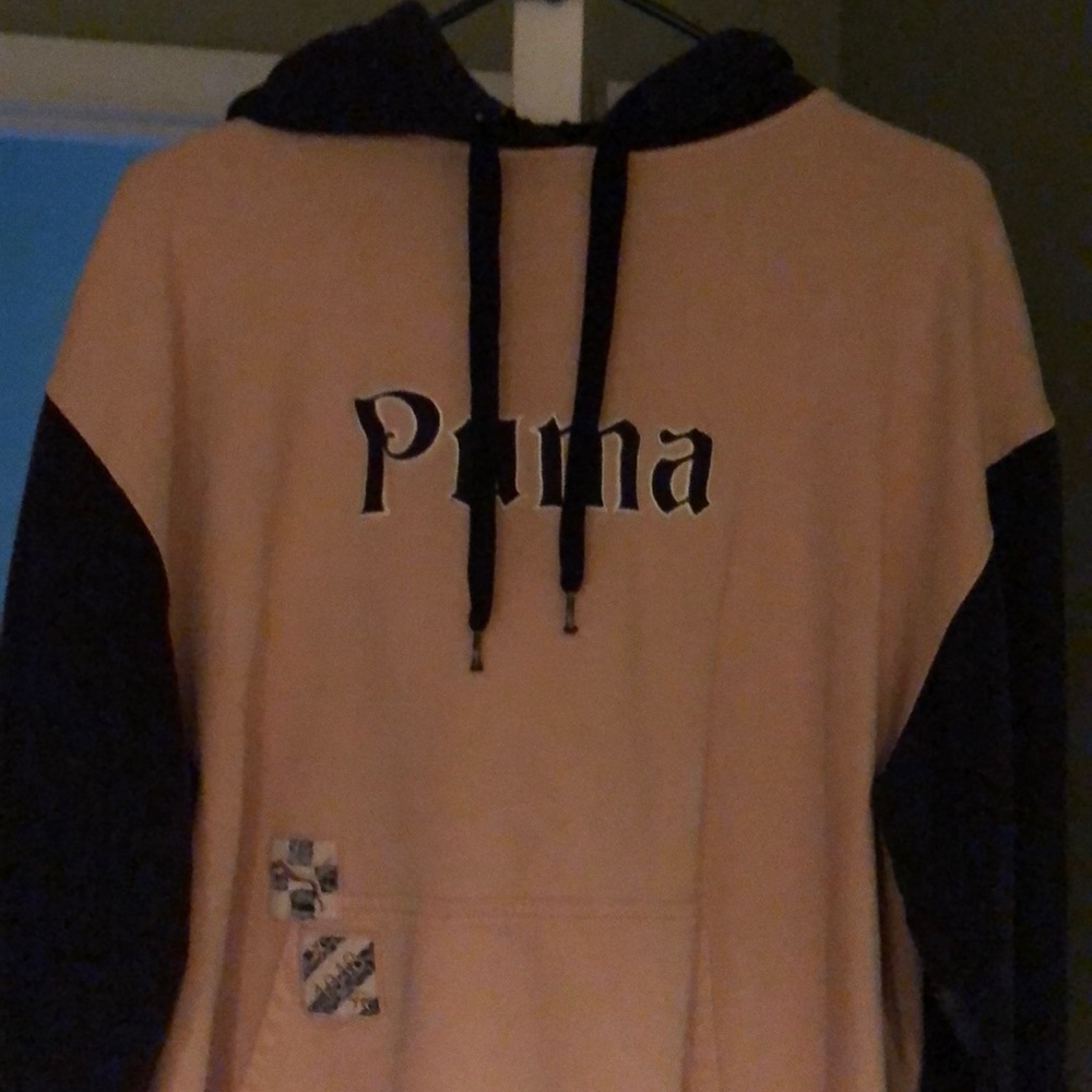 Puma through back sweatshirt.